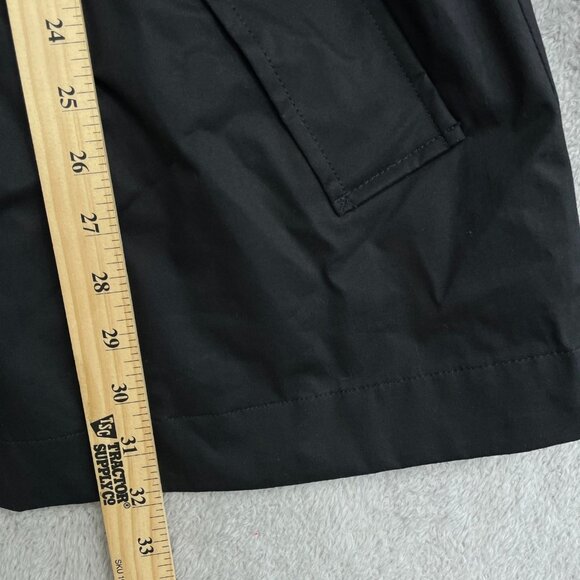 Hunter Ladies' L Black Water Resistant Hooded Cotton Smock Rain Jacket M0787 - Picture 5 of 11